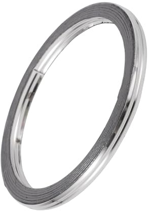 REPAIROCK ID 60mm Exhaust Manifold Gasket Prevent Leak Noise Exhaust Donut Gasket Muffler Ring Exhaust Flange Gasket for Car SUV Truck Graphite Stainless Steel