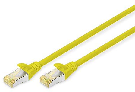 DIGITUS LAN Cable Cat 6A - 3m - 10 Pieces - RJ45 Network Cable - S/FTP Shielded - Compatible with Cat6 & Cat7 - Blue