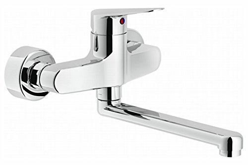 Nobili Rubinetterie bs101115cr Mitigeur évier à mur