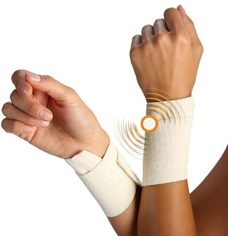 Spikenergy Muñequera Tunel Carpiano Electro Magnetoterapia - Muñequeras Tendinitis, Dispositivo Médico Deducible - Made in Italy