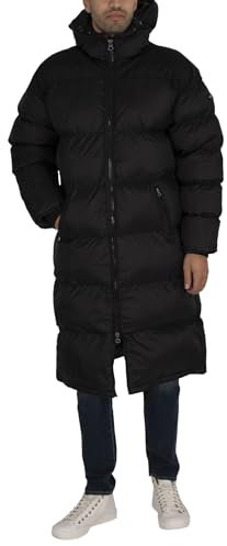 Schott NYC Unisex 2190max Daunenjacke, Schwarz/ Schwarz, L