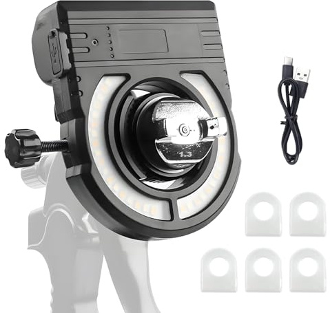 Luce a Led per Pistola a Spruzzo per Verniciatura Automobilistica, 5 Livelli di Temperatura di Colore 2700K-6500K e 500/250 Lumen, Sistema di Illuminazione Portatile per Decorazioni per Auto e Casa