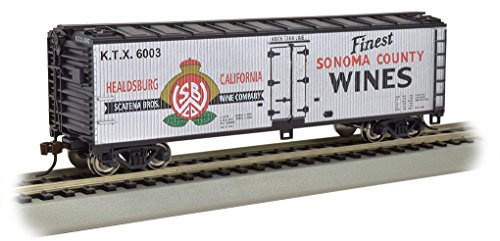 Bachmann Voie H0 - Wood Reefer Sonoma Wine