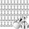 40 Stück Neodym Magnete, Silber, Extra Stark für Magnettafel, Whiteboard, Pinnwand und Kühlschrank, Mini Magnete für Küchendeckung