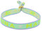 Selfmade Jewelry Boho Damen Armband Stoff Armbändchen Mädchen Stoffarmbänder bunt für Festival Outfit Damen (Hakuna Matata (Türkis-Grün))