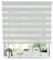 Tom'Shop® Doppelrollo DuoRollo [Grau, 160cm x 220 cm] Duo Rollos für Fenster Schrauben mit Bohren mit Schrauben Fensterabdeckung Fensterrollo leichte Montage