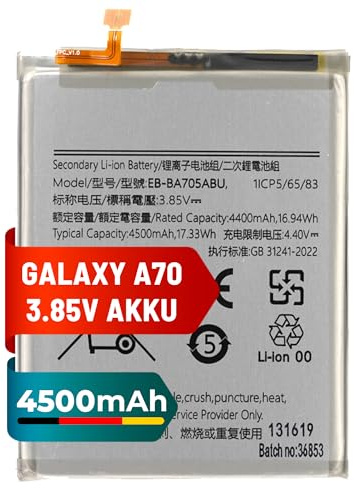 Mpsmobile® Akku für Samsung Galaxy A70 | 4500mAh | Originale Leistung für Längere Betriebszeiten