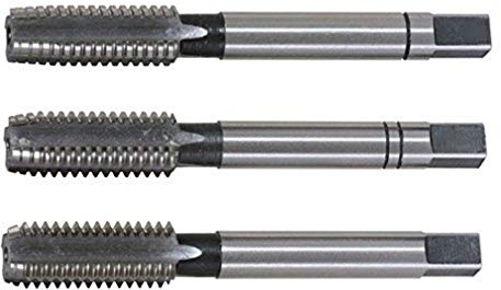 KS Tools 331.0120 Juego de machos de roscar manuales HSS tipo M, M12x1,75,3 pzs