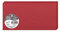 Clairefontaine 2525C Packung mit 25 Doppelkarten, gefaltet, 210g, in Format DL, 106 x 213mm, kirschrot