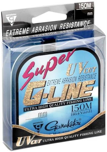 Gamakatsu Monoschnur zum Angeln auf Friedfische, Forellen & Raubfische Super G-Line, Durchmesser/Tragkraft:0.16mm / 2.45kg