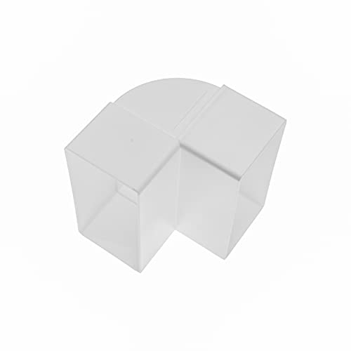 Vent Systems Rechteckiger Rohrbogen 110x55mm für Rohranschluss. Winkel: 90° Belüftungssystem, Heizung, Kühlung. Haus, Küche, Bad