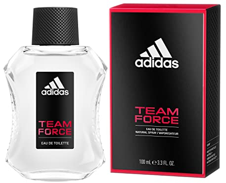 adidas Team Force Edition Eau de Toilette 100ml – Parfum Tonique et Vibrant – Notes zestées d’agrumes et de fruits juteux – Tenue Longue Durée