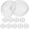 Vending Machine Capsules 10pcs Clear Empty Round Capsules Small Plastic Vending Machine Containers Fillable Ball for Toy Candy Party Favor 4cm