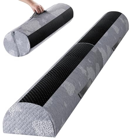 Kohentact Barriere de Securite Enfant Lit 2en1 en Mousse Longue Détachable en 2 Parties Utiliser, Barriere de Lit pour Bébés et Personnes âgées, Facile à Transporter Convient à Tous Les Lits