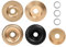 5 Stück Holz Schleifscheibe Raspelscheibe Set für Winkelschleifer, Holzschnitzscheibe Holz Hartmetall Schleifscheibe Holzarbeitungswerkzeug Winkelschleifer zum Formen, SchleifenundSchneiden 100/22mm