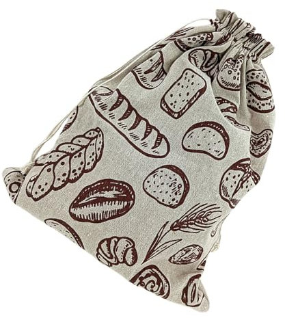Hrtyvhin Multipurpose Beeswaxs Food Wraps For Bread Storage Organic Cotton Flax Bag Keeps Baked Goods Long Time Storage