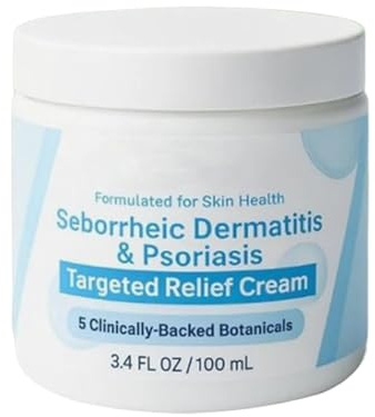 Crema Hidratante para la Piel Seca - Loción para el Cuidado de la Piel 100 ml | Crema Calmante para el Cuerpo - Uso Diario Nocturno en Viaje Hogar para Cuero Cabelludo Rostro Codos Rodillas
