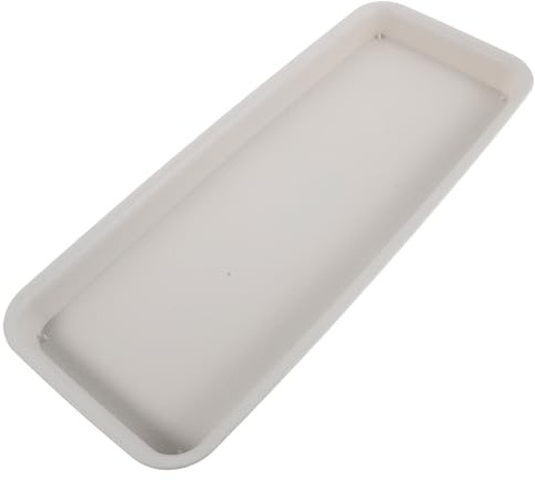 TOYANDONA Soucoupe Rectangulaire Évite Débordements et Salissures en Résine pour Pot de Fleurs, Récupérateur d’Eau pour Extérieur et Intérieur