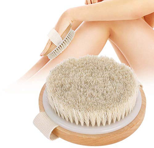 Pelle secca Spazzola per il corpo, Spazzola bagno Spazzola morbida Capelli Corpo Pulizia della pelle Doccia Spazzola per massaggio Corpo e viso e capelli corti Lavare la pelle asciutta