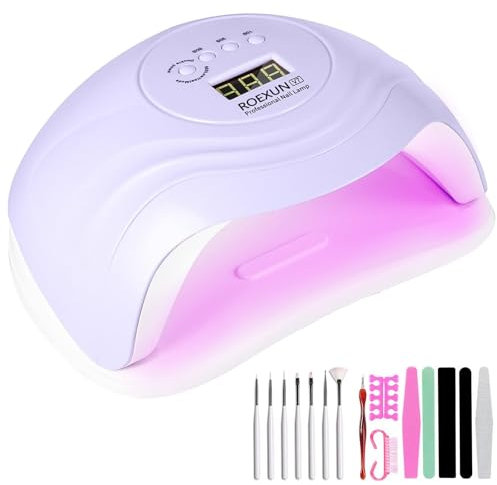 CIRULLI UV LED Lampe für Nägel,168W Nageltrockner für Gel Nagellack,uv lampe nägel Auto-Sensor Aushärtelampe mit 4 Timer Einstellungen,Nagelwerkzeuge für Fingernagel und Zehennagel