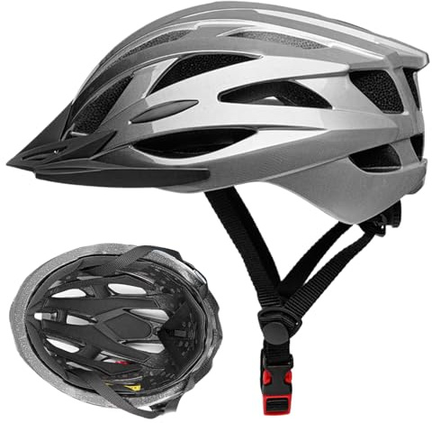 Birtern Casco da bicicletta, regolabile, con 24 fori per l'aria, assorbimento degli urti, protezione traspirante, per ragazze, ragazzi, ragazzi e uomini