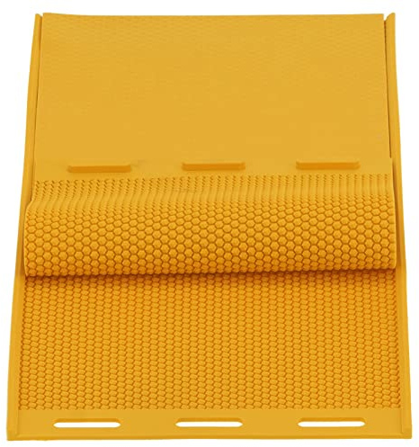 SPYMINNPOO Molde de Prensa de Cera de Abejas Duradero de 5,4 Mm de Espesor para Hojas de Base de Cera de Abejas Amarillo para Suministros de Apicultura