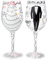 Lolita, 2 copas con dibujos de boda, Enesco