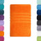 Lavea Saunatuch, Orange, 80 x 200 cm Premium Frotteeserie Bali | GOTS Zertifiziert, 100% Bio Baumwolle