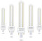 Aigostar Lampadina LED PLC G24d-3 15W, Luce Bianca Fredda 6500K 1610 Lumen,Angolo a Fascio 360°, Non Dimmerabile, Confezione da 5
