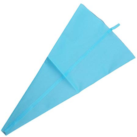 DOITOOL Sacchetti per riutilizzabili in silicone per glassa, sacchetti per tubazioni per crema glassa, biscotti (blu, L)
