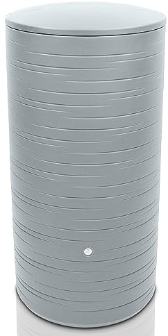 YourCasa PureRain Réservoir d'eau de pluie 280 l avec filetage en métal et couvercle – Tonneau de pluie résistant au gel en plastique – Réservoir d'eau de pluie – Réservoir d'eau de pluie – Réservoir