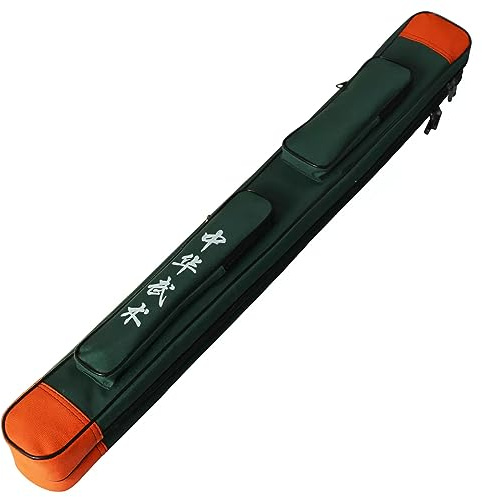 Miuxe Sac de Transport d'épée de Tai chi, étui d'épée en Toile Universel, Sac d'épée Double, Sac d'épaule d'armes d'arts Martiaux, Sac de Kung fu adapté au Sabre et Sabre de Tai Chi Foil Epee