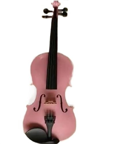 strumento violino Violino Rosa In Legno Pieno Misura 1/4 3/4 4/4 (Color : 1/4)