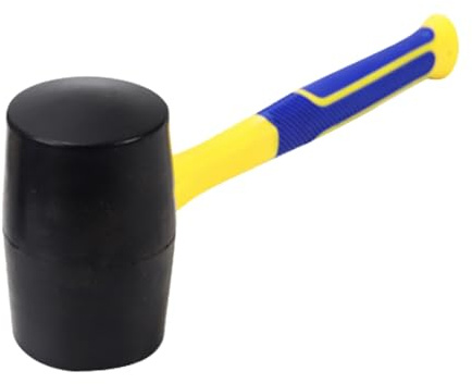 Martello leggero in gomma morbida con impugnatura ergonomica per installazione di piastrelle e finiture sensibili per montaggio di armadi