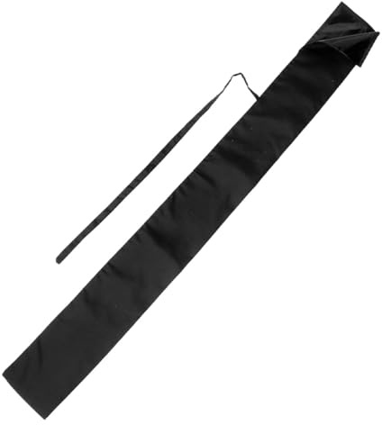 VINTORKY Bolsa para Espada Japonesa Ninja 130 Cm Negra Gruesa Funda Protectora Correa para Almacenamiento y Transporte de Espadas de Madera y Bambú, Adecuado para Artes Marciales