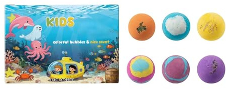 Bath Foam - with Toys Scented Salt Ball, Foaming Bubble Bath | for Women Mom Men Grandma Girls Youth Family Home Travel