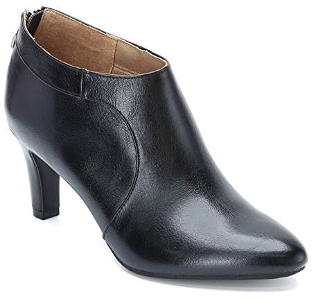 LifeStride Women's Georgia Ankle Boot, Black, 8.5 US