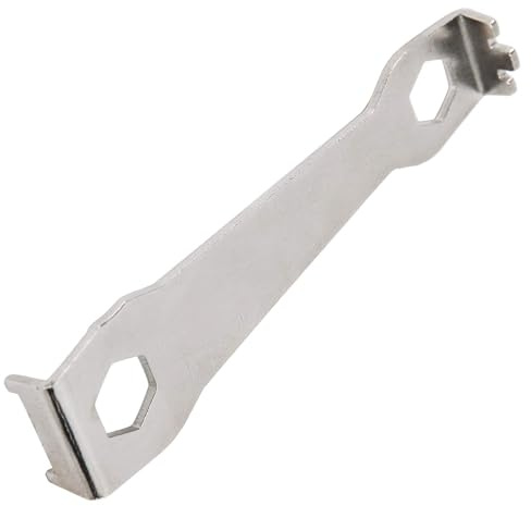 Chiave per Dadi per Corone per Bici, Viti per Anelli per Catena per Bicicletta in Acciaio Inossidabile Multifunzione Chiave per Chiave per Rimozione Manovella Strumento di Riparazione per Bicicletta