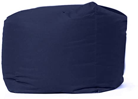 Pouf de jardin bleu foncé