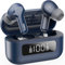 TOZO NC3 Hybrid Active Noise Cancelling Earbuds, Bluetooth 5.3 Wireless Earbuds, 12mm Drivers, 6 Mics for Clear Calls, 55H Playtime, LED Display, IPX8 Waterproof Ear Buds, with App Custom EQ (Blue)