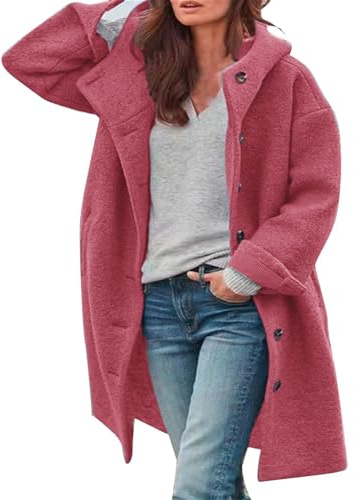 YIzdegg Dam elegant ull A-linje ullrock trenchcoat lång överflöde vinterrock trenchcoat svart blazer ulljacka elegant vindjacka parkas vinterparkas långärmad vinterrock