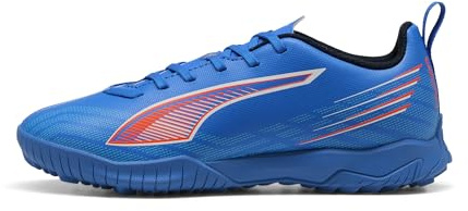 PUMA Unisex barn Ultra 6 Play Tt Jr fotbollssko, Ultra blå Puma vit lysande röd, 38.5 EU