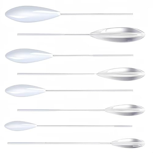 ACTOYS Spirolino Sinkend, 8 Sbirolino, Bombarde Angeln Forelle, 6/10/15/20g, Sbirolino Set für Forellen Angeln, Sbirolino Schwimmend, Angelzubehör Forelle, für Angel Spirolino