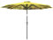Outsunny Sonnenschirm Ø300 cm, Kurbelschirm mit Handkurbel, Muster，achteckig Sonnenschirm Strandschirm stabil Balkonschirm windfest Marktschirm Sonnenschutz für Garten Balkon Strand Terrasse, Gelb