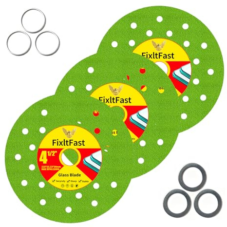 FIXLTFAST 4 1 2 inch Tile Cutter Diamond Saw Blade for Angle Grinder Porcelain Ceramic Glass Marble Cutting Tools Grinding disc (3pcs)
