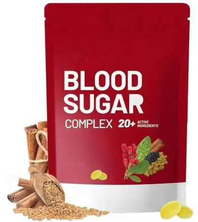 Blodsockerkomplex | Stöder Övergripande Metaboliskt Välbefinnande Och Daglig Näring, Friskvårdsformel, Icke-GMO, Glutenfri