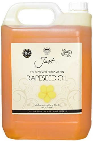Just Cold Pressed Extra Virgin Rapeseed Oil 5 Litre