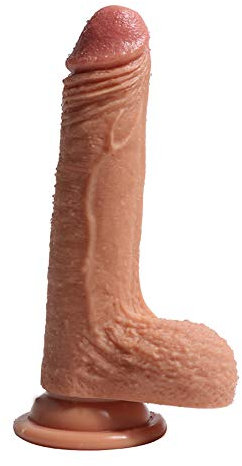 Pure Zwei Layer Silikon Dildo Soft Outside und Firm Inside Realistische Dildos mit Starken Saugnapf Real Dong Penis Nachbildung, 18 cm