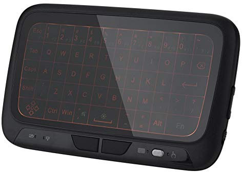 Denash - Tastiera Portatile con Telecomando retroilluminato per PC HTPC IPTV Smart TV, ECC.