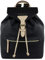 bugatti Ella Rucksack Damen Klein, Frauen Tagesrucksack, Arbeitsrucksack Alltagsrucksack in schwarz